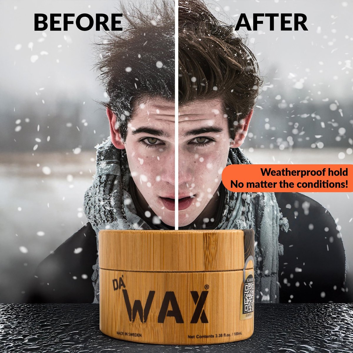 Da Dude Hair Wax for Men – Strong Hold, Matte Finish, Non-Greasy & Long-Lasting Styling Wax (3.38 oz) - görsel 9