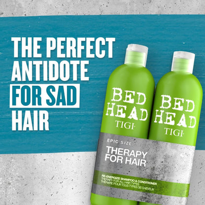 TIGI Bed Head Urban Antidotes Re-Energize Shampoo, 25.36 oz (Pack of 2) Avelisse