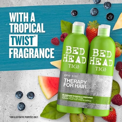 TIGI Bed Head Urban Antidotes Re-Energize Shampoo, 25.36 oz (Pack of 2) Avelisse