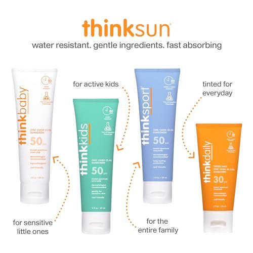 Thinkdaily SPF 30 Tinted Sunscreen for Face with Zinc Oxide, 2 Oz – Safe, Natural, Water Resistant Reef Safe Sunscreen for All Skin Tones, Broad Spectrum UVA/UVB Sun Protection - görsel 12