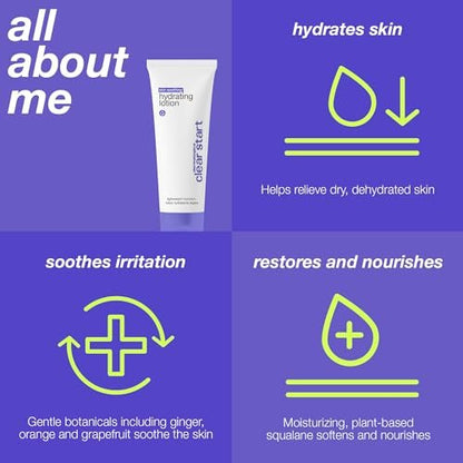 Dermalogica Clear Start Skin Soothing Hydrating Lotion – Lightweight Moisturizer for Dry & Sensitive Skin with Hyaluronic Acid & Squalane Avelisse