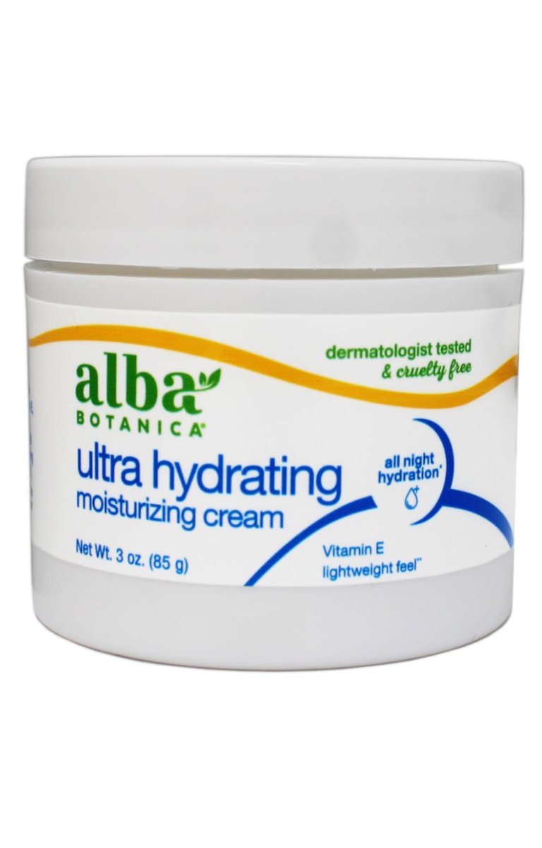 Alba Botanica Cream Moisture Jasmine Vitamin E - 3 oz Face Moisturizer Avelisse