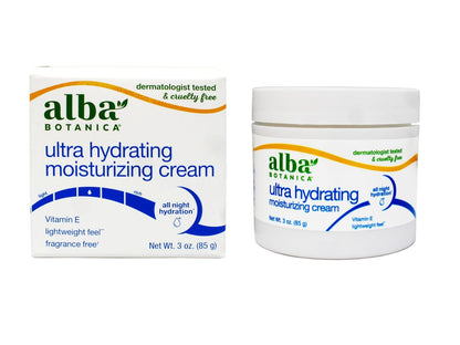 Alba Botanica Cream Moisture Jasmine Vitamin E - 3 oz Face Moisturizer Avelisse