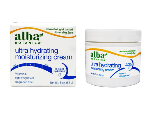 Alba Botanica Cream Moisture Jasmine Vitamin E - 3 oz Face Moisturizer Avelisse