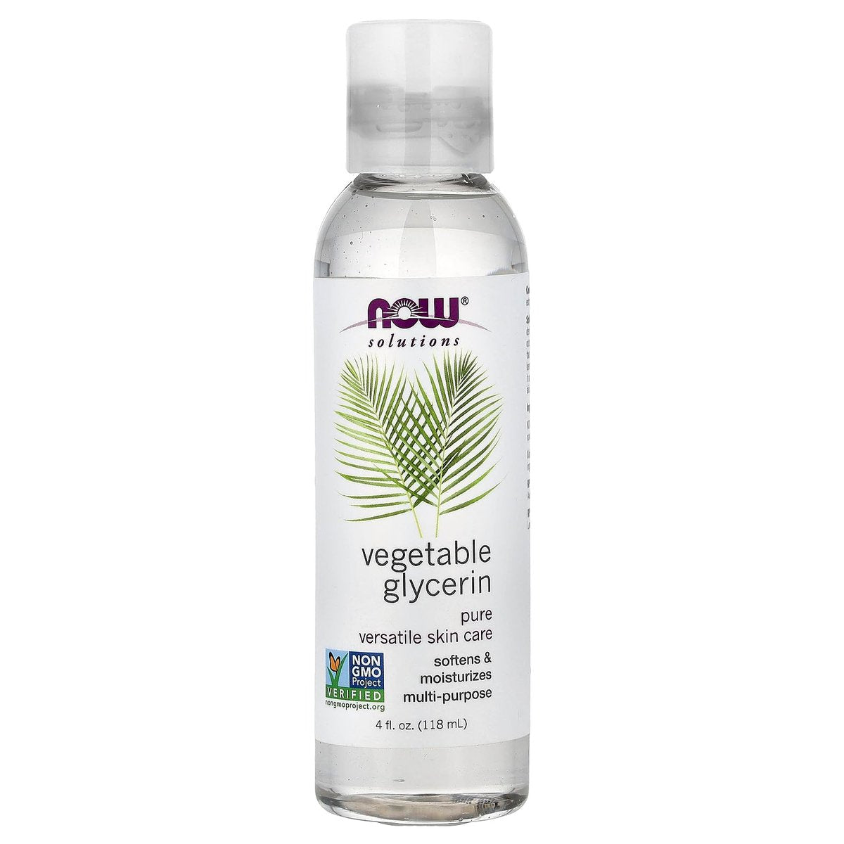 NOW Foods Vegetable Glycerin, 4-Ounce - Pure Skin & Hair Moisturizer, DIY Soap Base - görsel 1