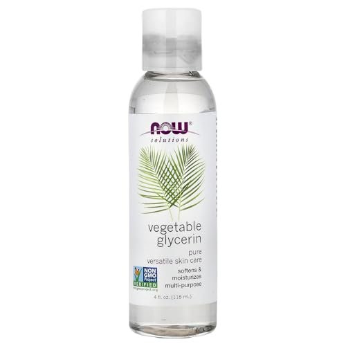 NOW Foods Vegetable Glycerin, 4-Ounce - Pure Skin & Hair Moisturizer, DIY Soap Base - görsel 2