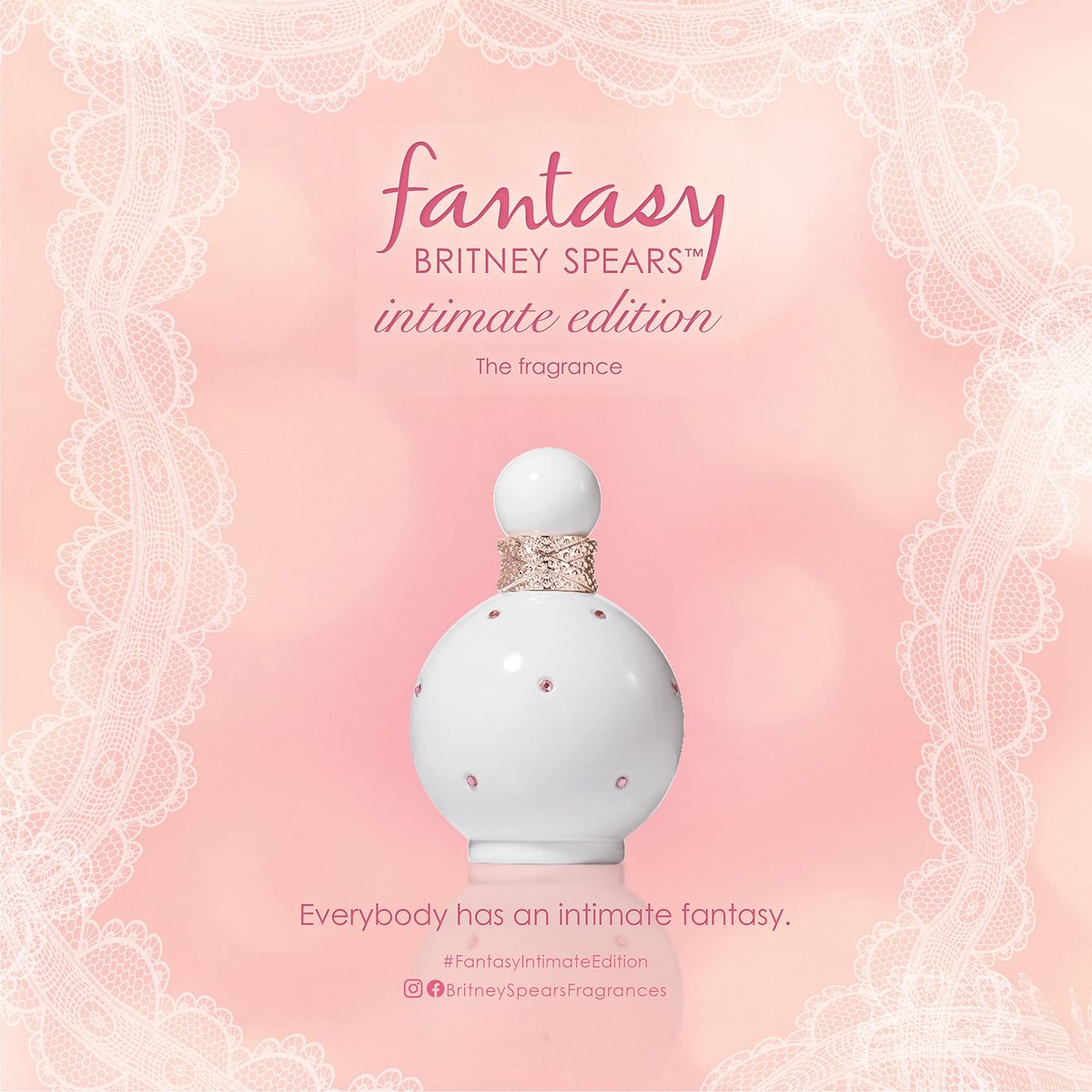 Britney Spears Fantasy Intimate Edition Eau De Parfum for Women, 3.3 Fl Oz Avelisse