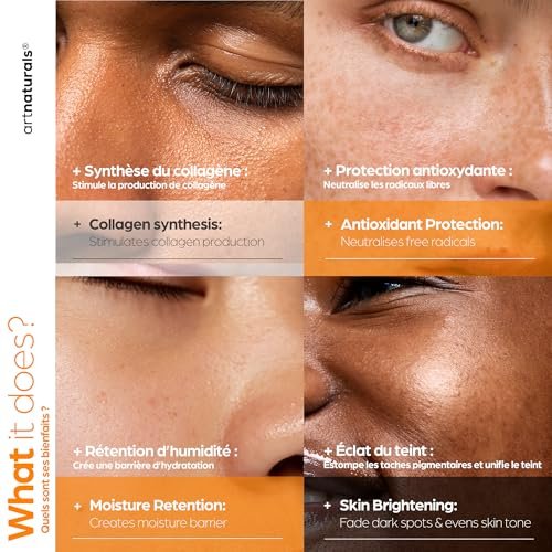 Artnaturals Anti-Aging Vitamin C Serum with Hyaluronic Acid and Vitamin E – 20% Vitamin C, 1 Fl Oz - görsel 11
