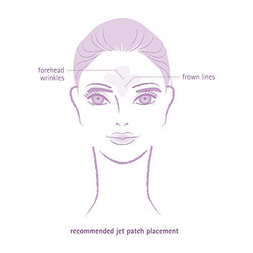 Toute Nuit Wrinkle Patches – Jet – Face Tape for Forehead and Large Frown Lines – Hypoallergenic Anti Wrinkle Patches – 20 Count, Made in USA Avelisse