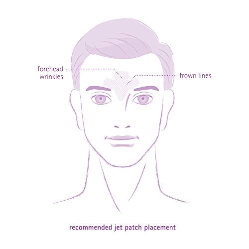 Toute Nuit Wrinkle Patches – Jet – Face Tape for Forehead and Large Frown Lines – Hypoallergenic Anti Wrinkle Patches – 20 Count, Made in USA Avelisse