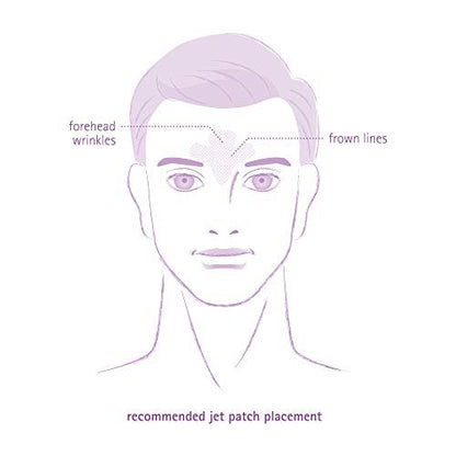 Toute Nuit Wrinkle Patches – Jet – Face Tape for Forehead and Large Frown Lines – Hypoallergenic Anti Wrinkle Patches – 20 Count, Made in USA Avelisse