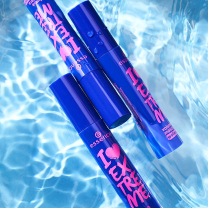 Essence I Love Extreme Volume Mascara Waterproof - Paraben Free & Cruelty Free - Intense Black - 1 Pack