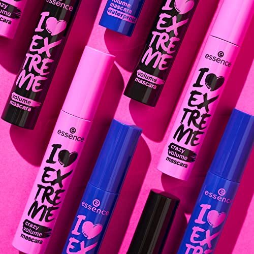 Essence I Love Extreme Volume Mascara Waterproof - Paraben Free & Cruelty Free - Intense Black - 1 Pack - görsel 16