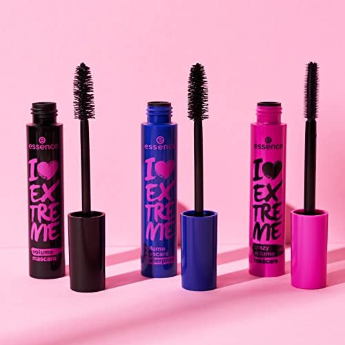 Essence I Love Extreme Volume Mascara Waterproof - Paraben Free & Cruelty Free - Intense Black - 1 Pack - görsel 14