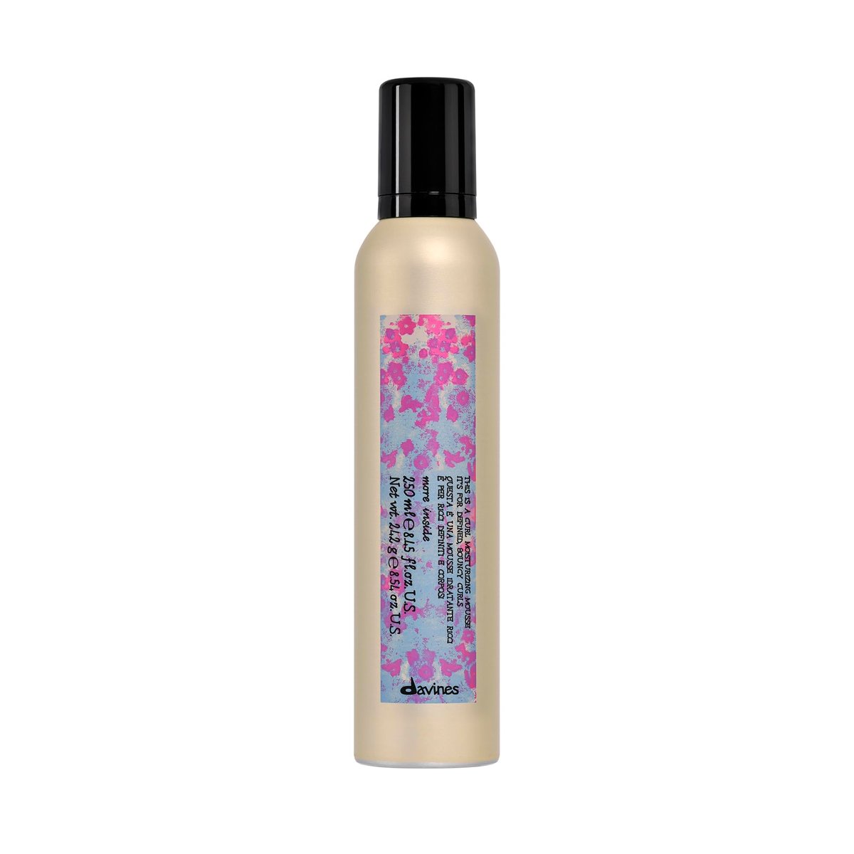 Davines This Is A Curl Moisturizing Mousse - Medium Hold for Defined Curls, 8.45 Fl Oz Avelisse