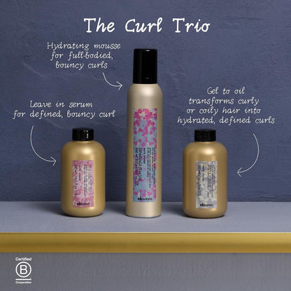 Davines This Is A Curl Moisturizing Mousse - Medium Hold for Defined Curls, 8.45 Fl Oz Avelisse