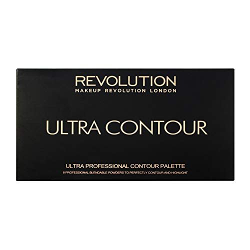 Makeup Revolution Ultra Contour Palette - Highlight & Contour Shades, Vegan, 13g - görsel 10