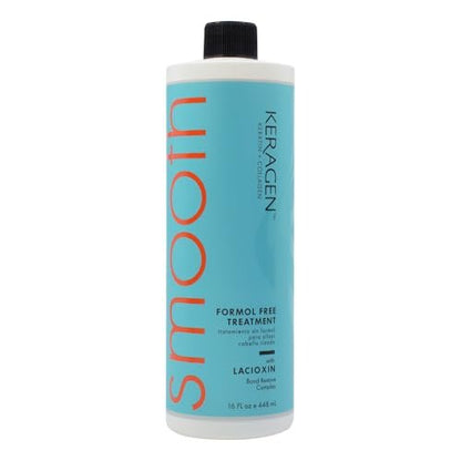 Keragen Brazilian Keratin Smoothing Treatment - Formaldehyde-Free Blowout for Frizzy, Dry, or Damaged Hair - Smooth, Silky Results - Fine to Medium Hair - 16 Oz Avelisse