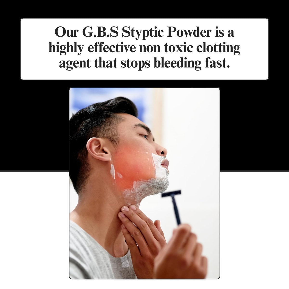 Styptic Powder Jars – Professional Grooming First Aid for Shaving Nicks, Razor Cuts & Razor Burn – Quick Healing Blood Stop Powder, 3 Pack (.18 oz Each) - görsel 11