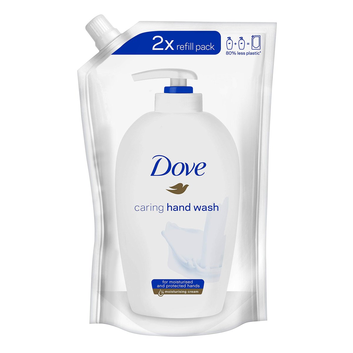 Dove Original Liquid Hand Wash Refill – 16.9 Fl Oz, Gentle & Moisturizing Avelisse