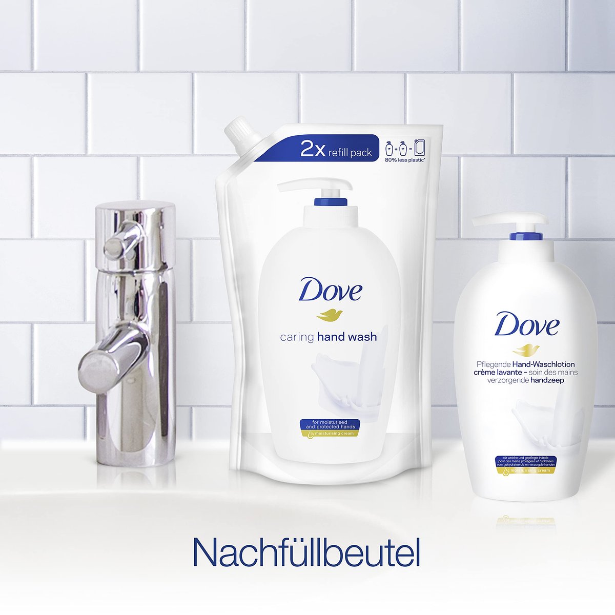 Dove Original Liquid Hand Wash Refill – 16.9 Fl Oz, Gentle & Moisturizing Avelisse