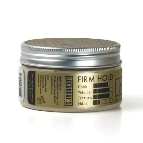 Lockhart’s Classic Matte Clay - Handcrafted Pomade For Men - Medium/Firm Hold, Natural Matte Finish - Made With Kaolin & Beeswax (3.4 oz) Avelisse