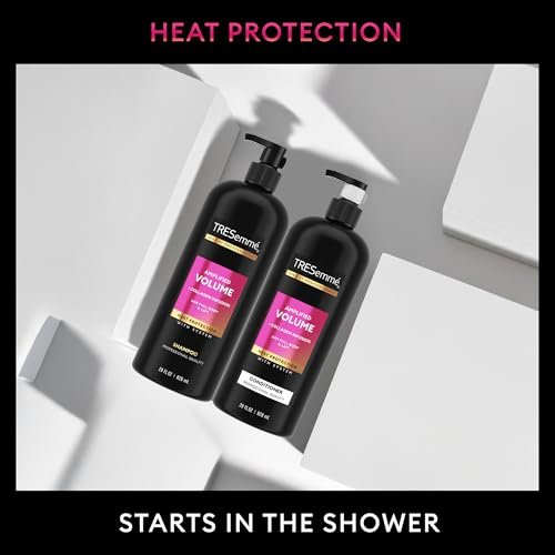 TRESemmé Amplified Volume + Collagen Infusion Shampoo and Conditioner Set with Keratin Repair Mask, 56 Fl Oz Avelisse