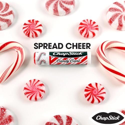 ChapStick Bulk Lip Balm, Candy Cane Packs (12 Sticks) – Fresh & Minty Lip Moisturizer, 0.15 Oz Each - görsel 15