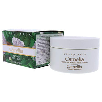 L’Erbolario Camellia Body Butter – Moisturizing Cream with Floral Scent, 6.7 oz