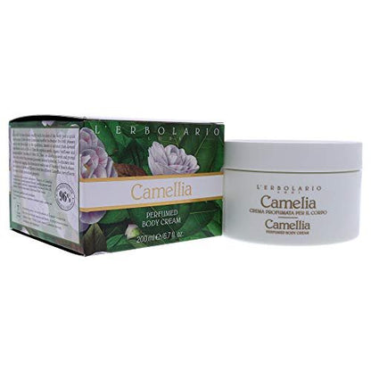 L’Erbolario Camellia Body Butter – Moisturizing Cream with Floral Scent, 6.7 oz