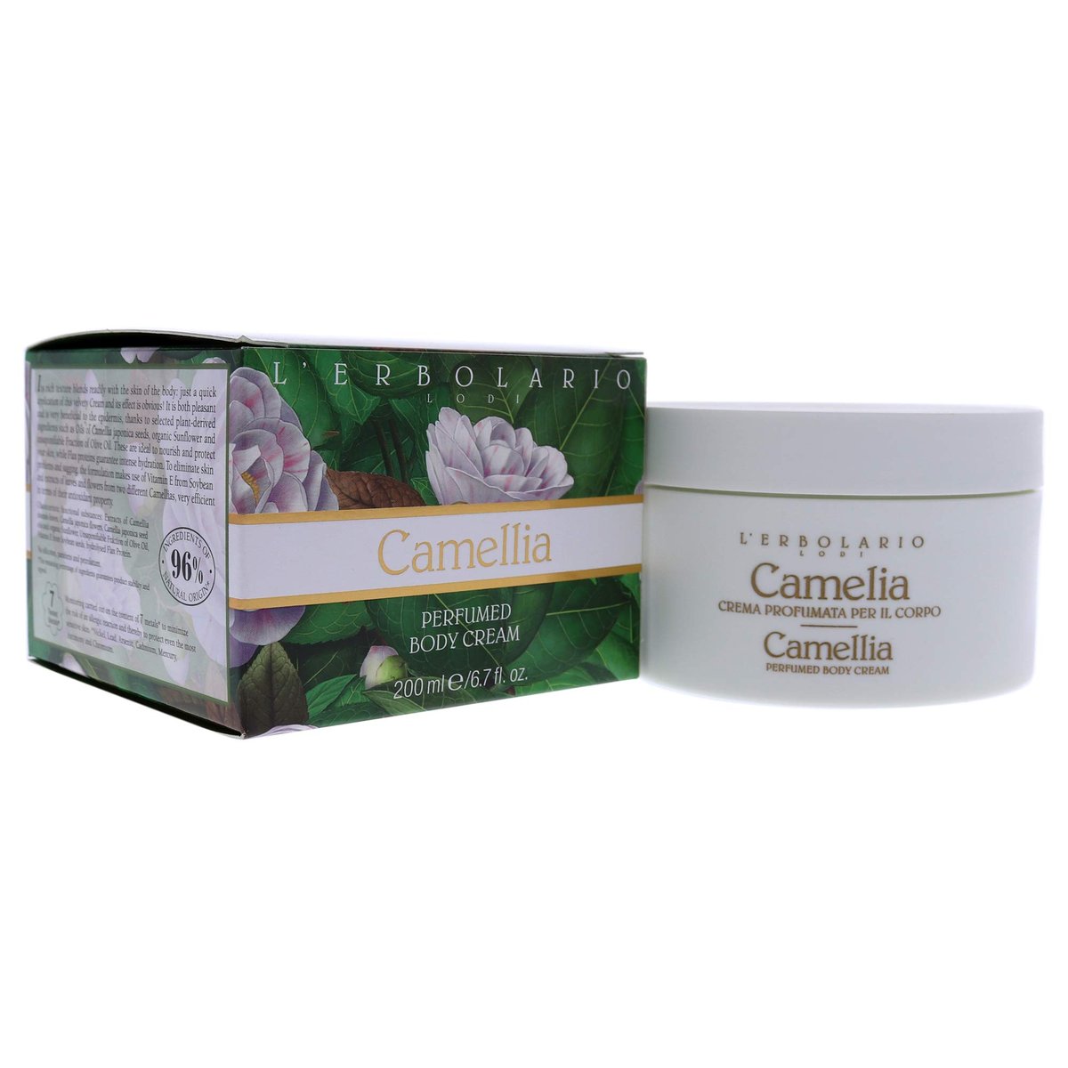 L’Erbolario Camellia Body Butter – Moisturizing Cream with Floral Scent, 6.7 oz - görsel 6