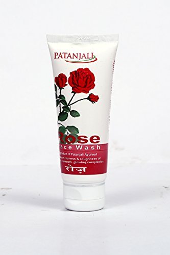 Patanjali Rose Face Wash 60g - Natural Ayurvedic Cleanser for Glowing Skin