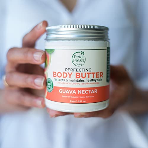 Petal Fresh Body Butter - Guava Nectar, 8 oz - Intense Moisturizer for Dry Skin - görsel 6