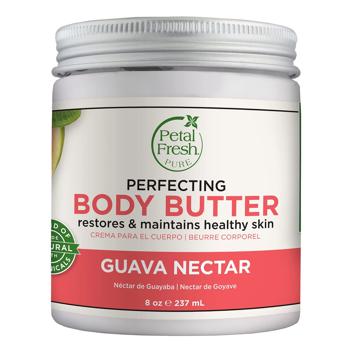 Petal Fresh Body Butter - Guava Nectar, 8 oz - Intense Moisturizer for Dry Skin - görsel 1