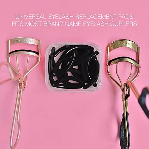 PETUNIA SKINCARE Black Eyelash Curler Refills (24-Pack) Replacement Pads – Universal Fit Silicone Pads for Standard Curlers - görsel 6