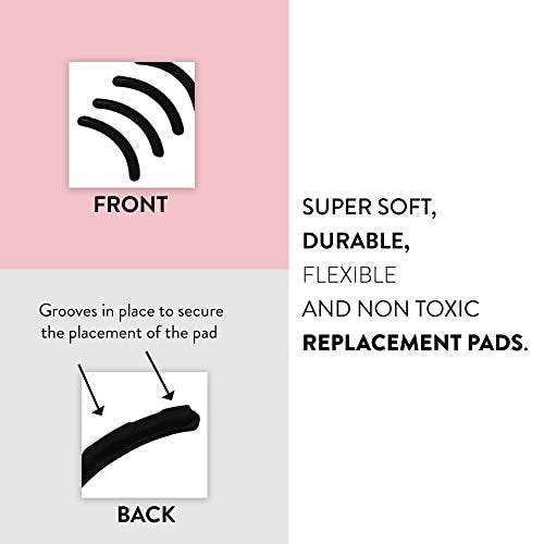 PETUNIA SKINCARE Black Eyelash Curler Refills (24-Pack) Replacement Pads – Universal Fit Silicone Pads for Standard Curlers - görsel 3