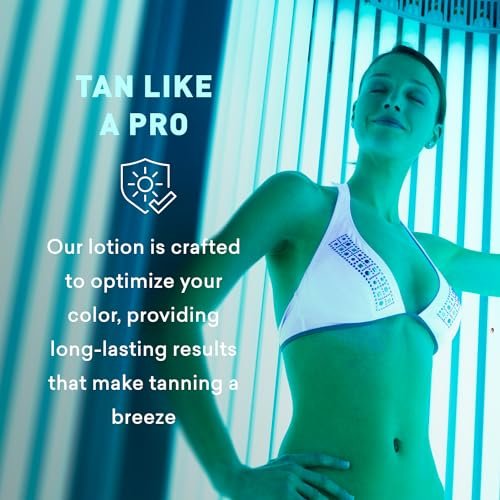 Just Nutritive Indoor Tanning Lotion - Natural Tanning Bed Moisturizer with Aloe, Coffee, Papaya & Vitamin E - Accelerate, Extend & Maintain Tan - Non-Bronzing Formula - 8 Fl Oz Avelisse