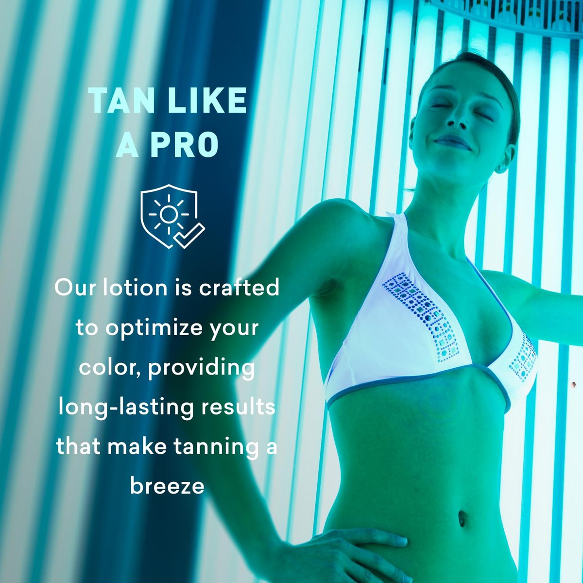 Just Nutritive Indoor Tanning Lotion - Natural Tanning Bed Moisturizer with Aloe, Coffee, Papaya & Vitamin E - Accelerate, Extend & Maintain Tan - Non-Bronzing Formula - 8 Fl Oz Avelisse