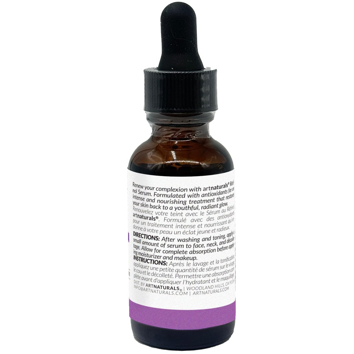 ArtNaturals Retinol Serum for Face - Anti-Aging with Vitamin C, Retinol Oil & Hyaluronic Acid - Night Therapy - 1 Fl Oz Avelisse