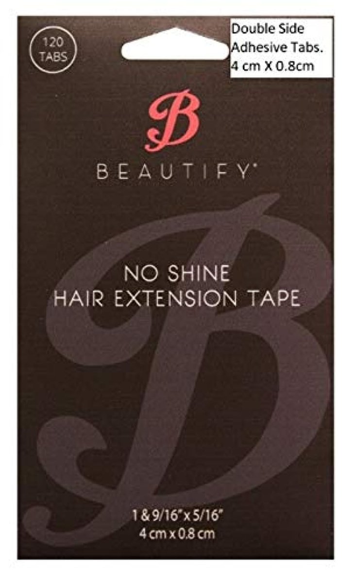 Beautify No Shine Hair Extension Tape Tabs - Double Sided Replacement Tape for Hair Extensions, 120 Tabs per Pack - Shine-Free Hold Avelisse