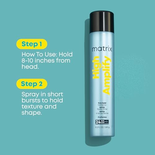 Matrix High Amplify ProForma Firm Hold Hairspray - Intense Volume & Shine, Silicone-Free, Vegan, 24H Humidity Resistance, Fast Drying, 10.2 oz Avelisse