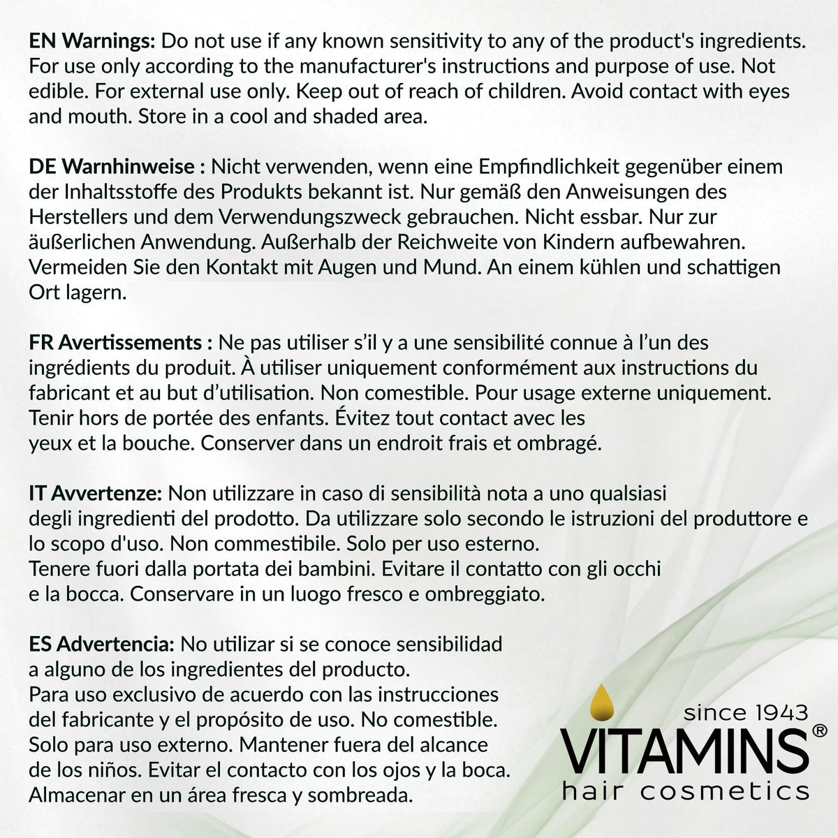 VITAMINS Hair Cosmetics Keratin Hair Serum with Biotin, Castor Oil & Collagen - Anti-Frizz Heat Protectant & Leave-In Shine Treatment for Dry, Damaged, Color-Treated Hair - 4.25 fl oz (125mL) - görsel 15