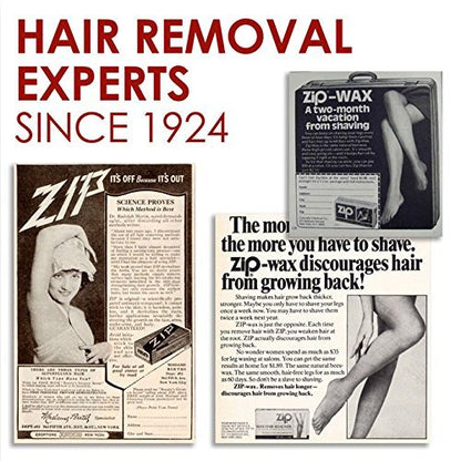 Zip Wax Hair Removal Kit 7oz - Professional-Grade Wax for Smooth Skin Avelisse