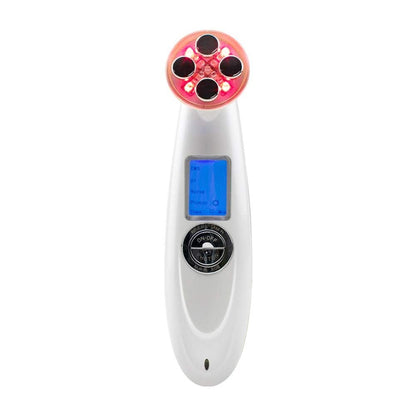 NORLANYA Facial Skin Care Time Master: LED Photon Therapy Face Lift Device for Anti-Aging & Wrinkle Reduction (Black, 4-Piece Set)