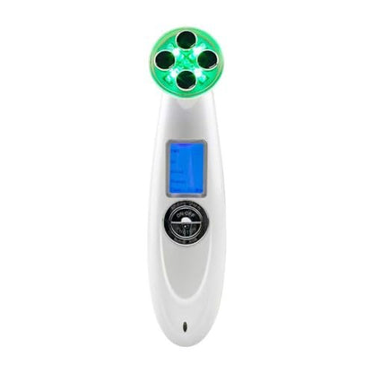 NORLANYA Facial Skin Care Time Master: LED Photon Therapy Face Lift Device for Anti-Aging & Wrinkle Reduction (Black, 4-Piece Set)