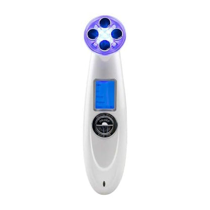 NORLANYA Facial Skin Care Time Master: LED Photon Therapy Face Lift Device for Anti-Aging & Wrinkle Reduction (Black, 4-Piece Set)
