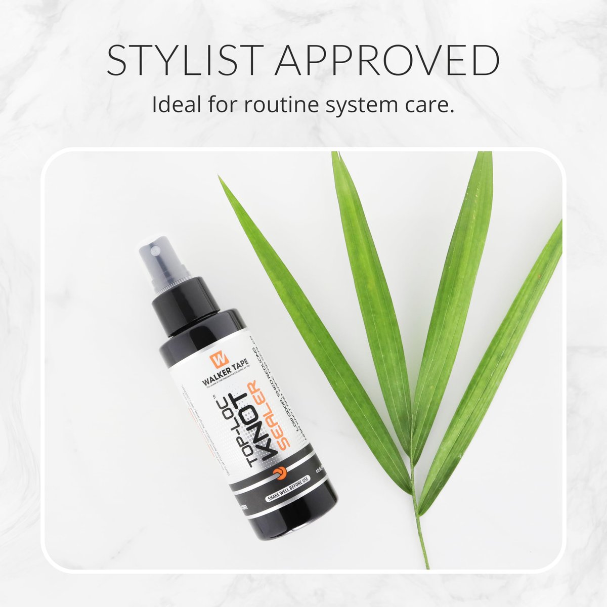 Walker Tape Top-Loc Knot Sealer Spray 4 fl oz - Reduces Shedding & Extends Hairpiece Life for Lace Wigs and Toupees Avelisse