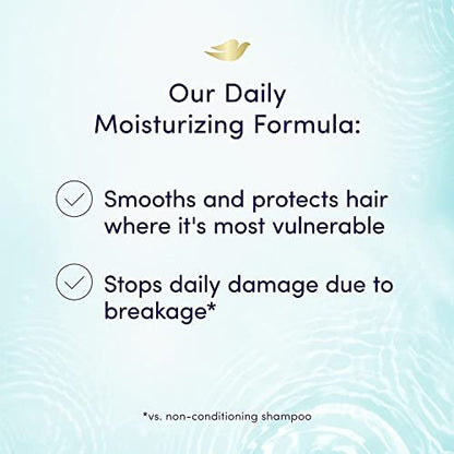 Dove Daily Moisture Shampoo 250 ml - Gentle Hydrating Shampoo for Dry Scalp & Healthy Hair