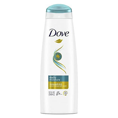 Dove Daily Moisture Shampoo 250 ml - Gentle Hydrating Shampoo for Dry Scalp & Healthy Hair