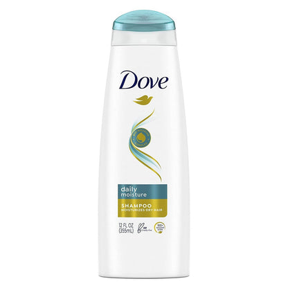 Dove Daily Moisture Shampoo 250 ml - Gentle Hydrating Shampoo for Dry Scalp & Healthy Hair